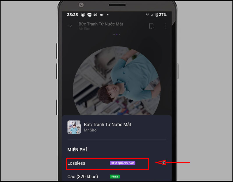 Hướng dẫn tải trên ứng dụng Zing MP3